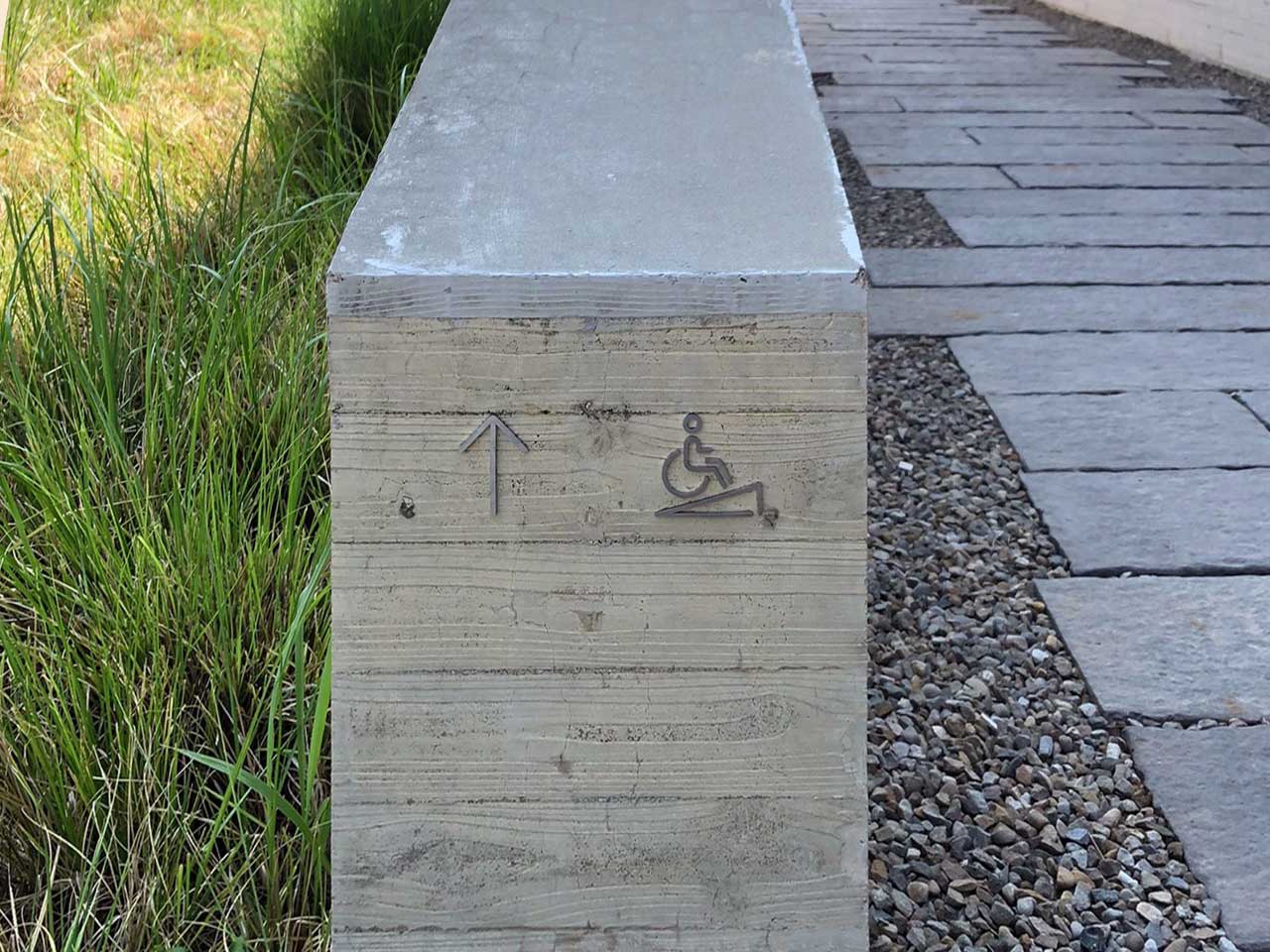 美術館公共空間指標牌規劃製作 立體字 不鏽鋼字